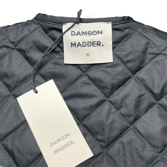 Free People Damson Madder UK 10 US 6 Marta Borg Gilet Bow Vest Teddy Black New - Picture 13 of 16